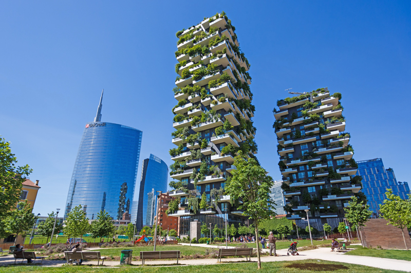 Milano immobiliare Torre Unicredit Giardini verticali