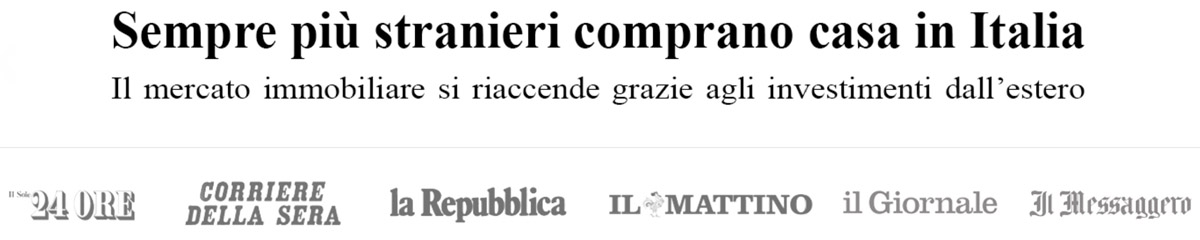 giornali titolo vendere casa stranieri