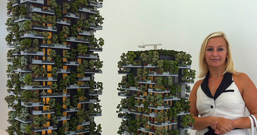 Manzhos grattacieli bosco verticale